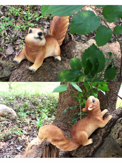 Садовая фигурка Duo Squirrels-4