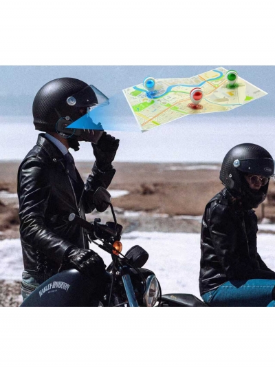 Bluetooth мотогарнитура V6 Plus-3